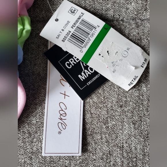 Salt + Cove Juniors' Colorblocked High Waist Bikini Bottoms Size L - Picture 6 of 9